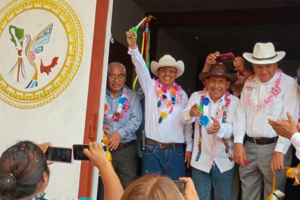 Juan Carlos Tzanahua, nuevo jefe supremo de pueblos originarios en Ixhuatlancillo