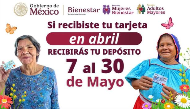Pensión Bienestar: calendario de pagos en mayo para los adultos mayores