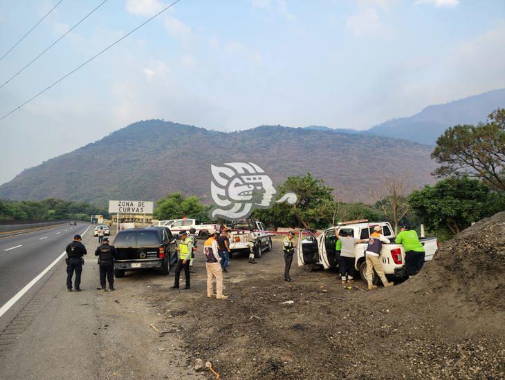 Localizan a hombre sin vida a un costado de la autopista Orizaba-Puebla (+Video)