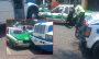 Fuerte choque entre taxi y autobús en la avenida Xalapa deja una lesionada