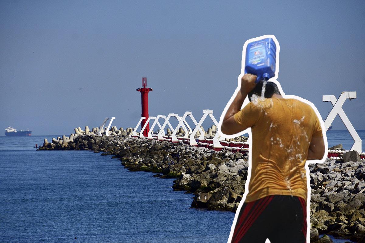Coatzacoalcos sufre sensación de 55 grados; el día más caluroso en lo que va del 2025