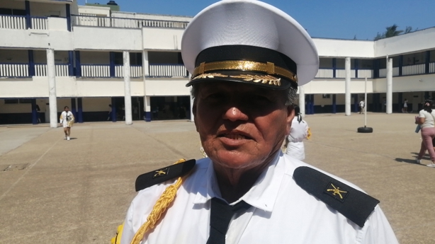 El maestro Ricardo González Cruz, se retira tras 47 años al frente de la banda de guerra de la MAG | VIDEO