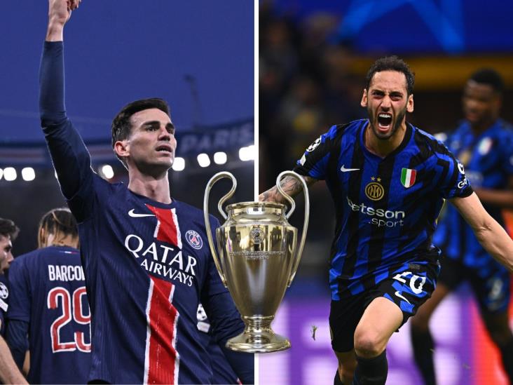 ¿Cuántas finales de Champions League han jugado el Inter de Milán y el PSG?