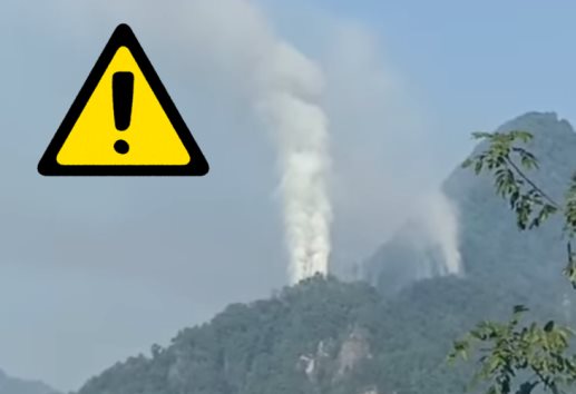 Crece incendio forestal en la sierra de Misantla; llaman a atender emergencia