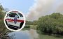 Se registra incendio en zona de manglares entre Boca del Río y Medellín de Bravo