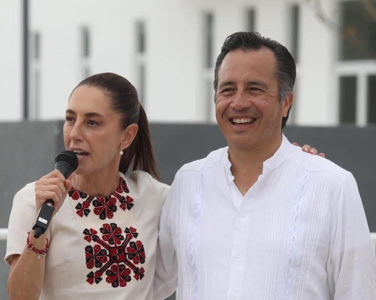 Sheinbaum respalda a Cuitláhuac García, tras denuncias de Rocío Nahle; "Tengo la mejor opinión de él, dice