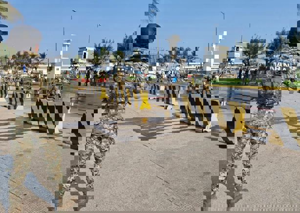 Realizan simulacro de seguridad nivel III en el recinto portuario de Veracruz