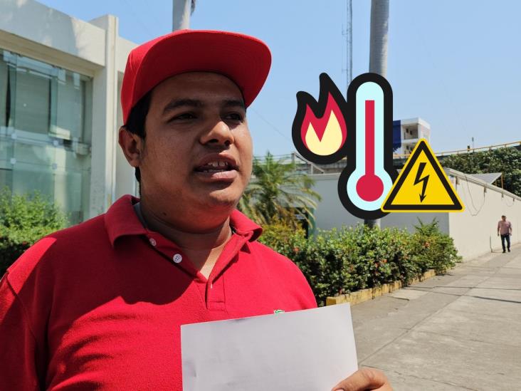 Ola de calor deja sin energía eléctrica a comunidades de Coatzintla
