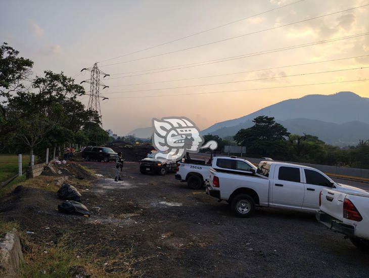 Localizan a hombre sin vida a un costado de la autopista Orizaba-Puebla (+Video)