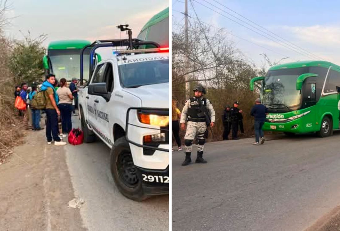 Hombres armados atacan autobús en Veracruz: chofer y pasajero secuestrados, hay un herido