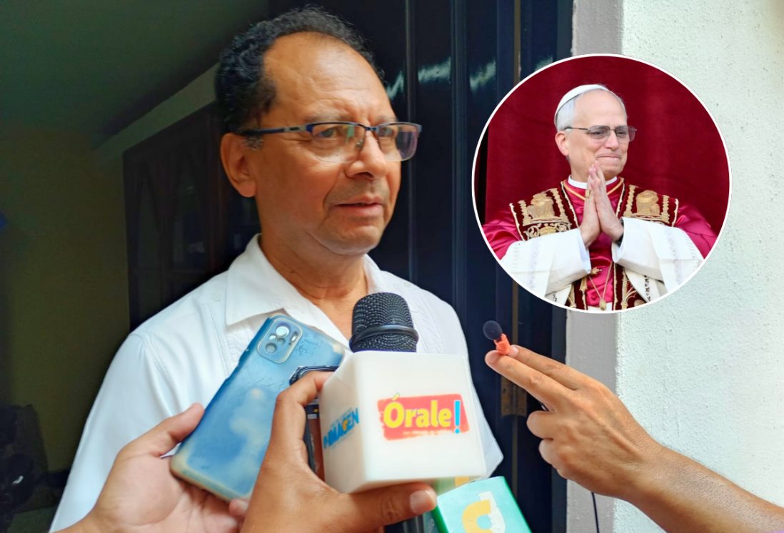 Papa León XIV traerá unidad y apertura a la Iglesia, afirma párroco de Veracruz