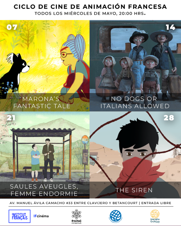 Proyectarán ciclo de cine de animación francesa en Xalapa; checa fechas y cartelera