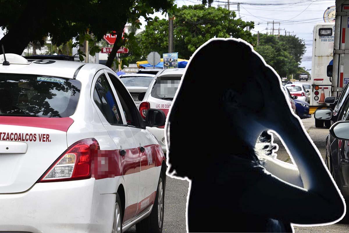 Mujer vive momentos de terror al abordar DIDI en Coatzacoalcos; ¡saltó del auto en movimiento!