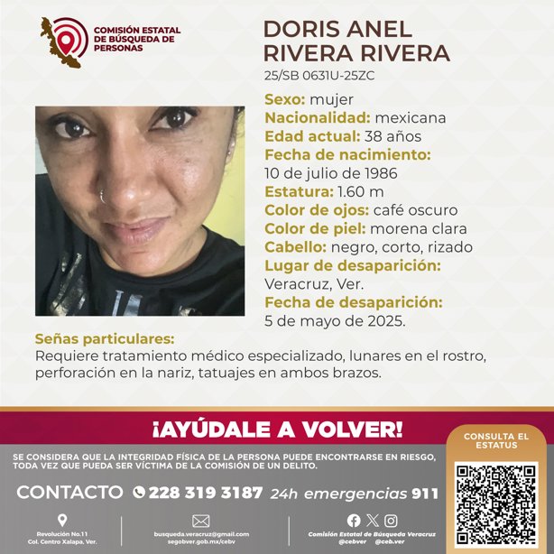 Desaparece Doris Anel Rivera en el puerto de Veracruz