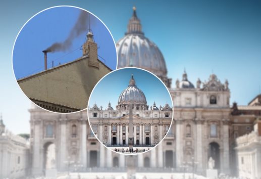 Humo negro en el Vaticano tras tercera votación del cónclave; aún no hay Papa