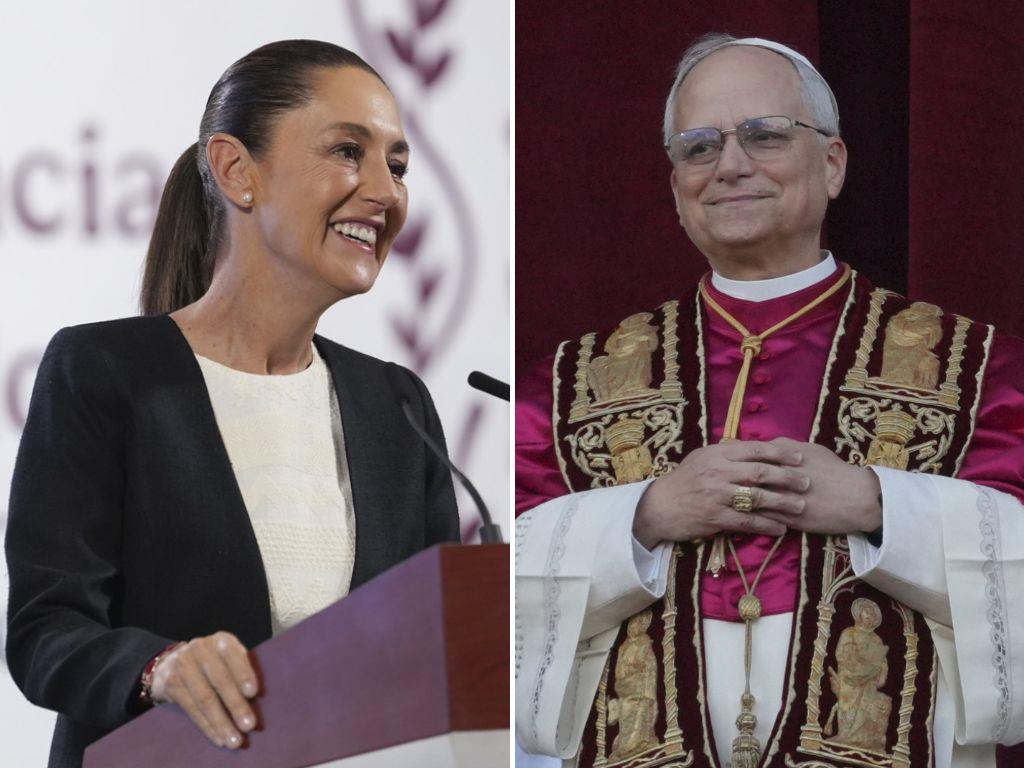 Sheinbaum felicita al nuevo papa, León XIV
