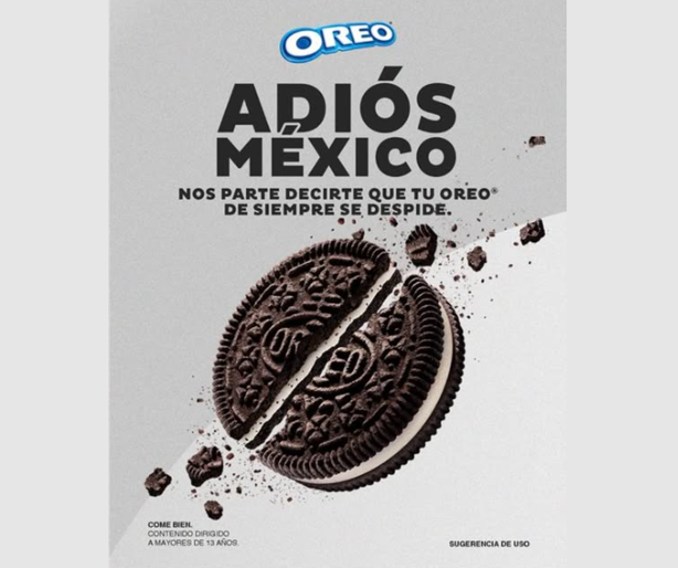 ¿Galletas Oreo se van de México?, esto sabemos sobre el extraño anuncio