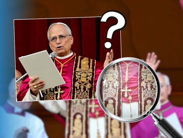 ¿Te fijaste?: esto significa el atuendo que usó el nuevo Papa, León XIV en su nombramiento 