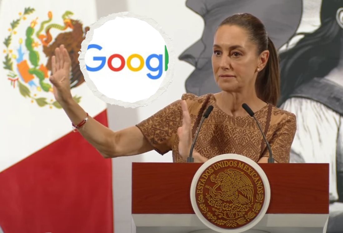 Claudia Sheinbaum confirma demanda contra Google por cambio de nombre al Golfo de México