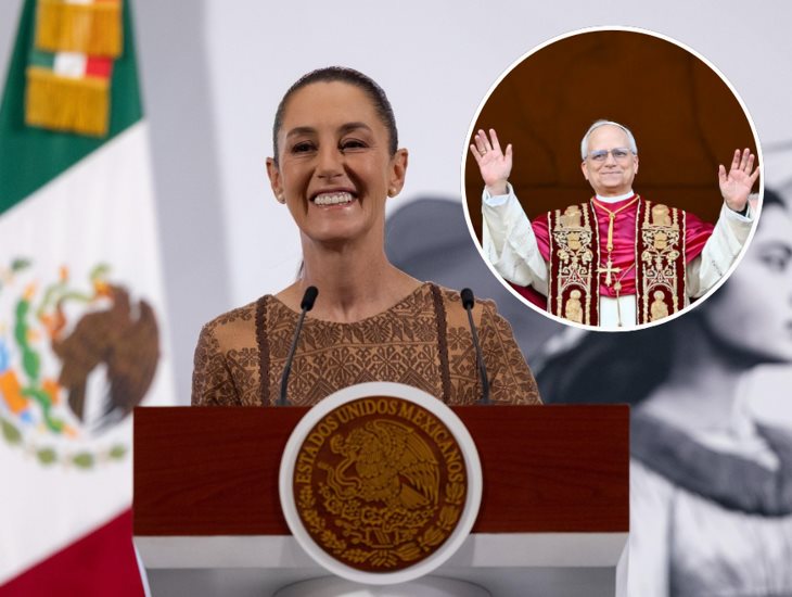 Claudia Sheinbaum felicita al nuevo Papa, León XIV: Lo vamos a invitar a México (+VIDEO)