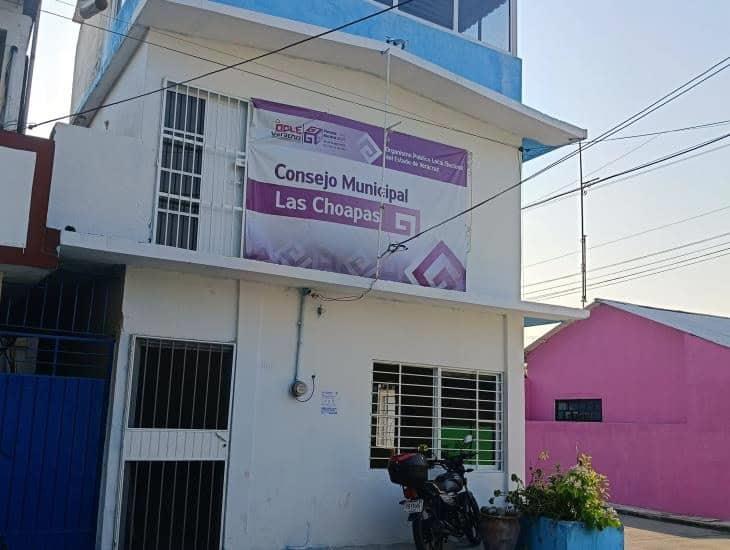Movimiento Ciudadano cuestiona condiciones de oficinas del OPLE en Las Choapas: Es insuficiente el espacio