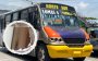Exhiben camión urbano de Veracruz con agujero; usuarios podían ver la llanta | VIDEO