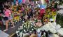 Listos para la venta de flores para las madres en Poza Rica