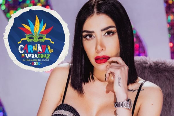 Karime Pindter, confirmada para el primer desfile del Carnaval de Veracruz 2025