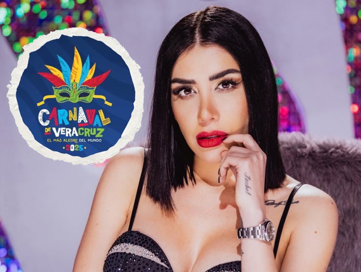 Karime Pindter, confirmada para el primer desfile del Carnaval de Veracruz 2025