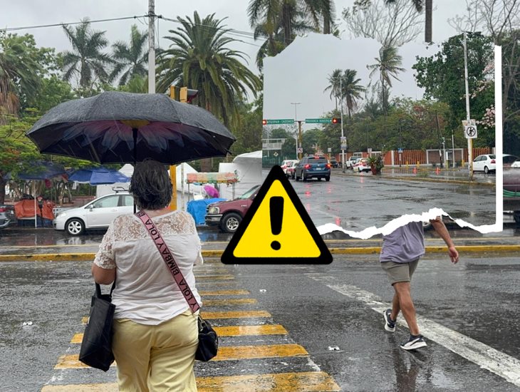 Se fue el calor: lluvias en Poza Rica, por frente frío 42 