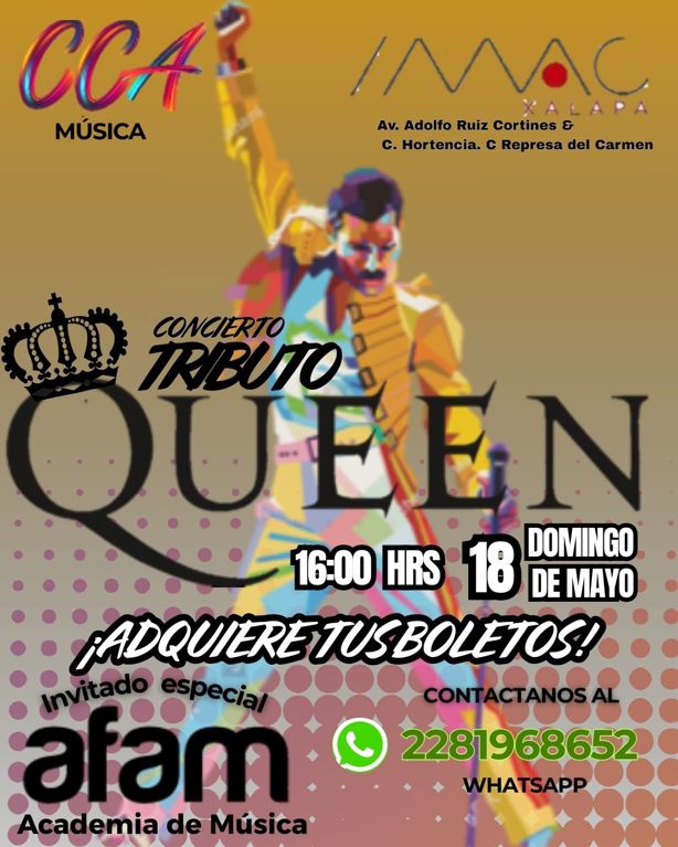 Tributo a Queen en Xalapa: fecha, sede y precio de los boletos