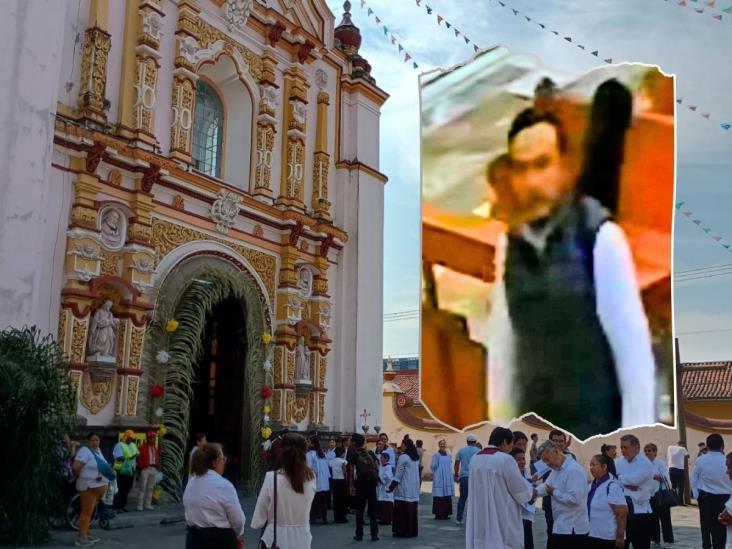 ¡Ni la iglesia respetan! Roban escalera en Rectoría de El Carmen en Orizaba