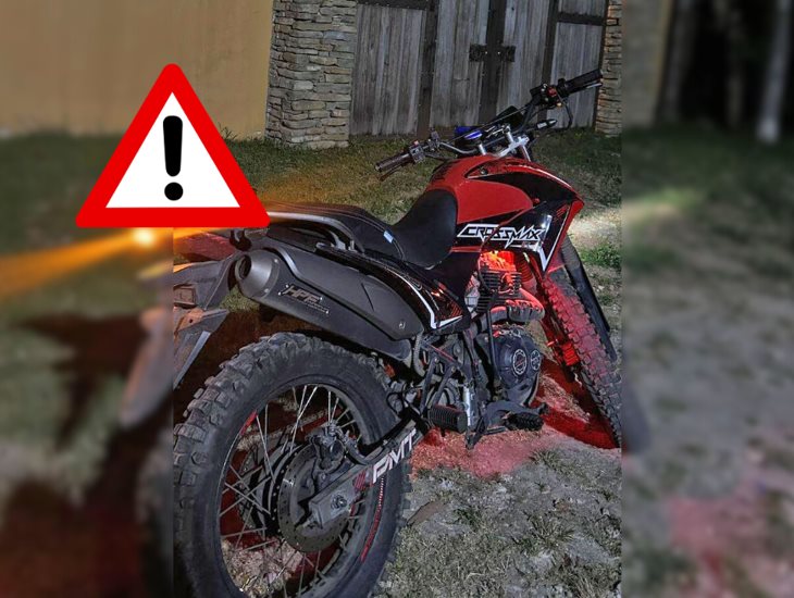 ¡Frente a una vivienda! roban motocicleta en Misantla