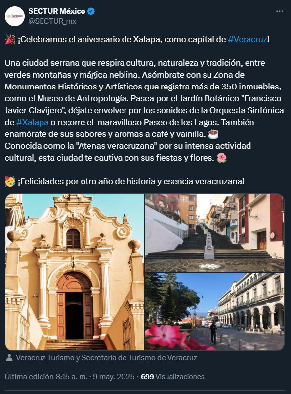 Autoridades celebran el aniversario de Xalapa; ¿cuántos años cumple?