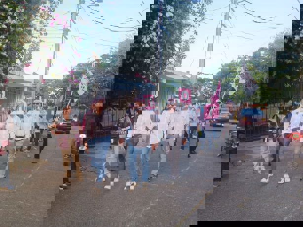 Elecciones 2025: candidatos a la alcaldía de Nanchital continúan realizando recorridos por el municipio