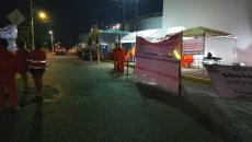 Cumple 24 horas plantón realizado en la Refinería de Minatitlán; exigen pagos para 40 empresas