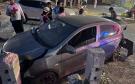 Tren impacta auto en la zona de Tejería; conductor sobrevive de milagro