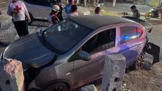 Tren impacta auto en la zona de Tejería; conductor sobrevive de milagro