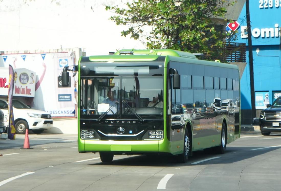 Rocío Nahle anuncia la compra de 102 autobuses urbanos híbridos para Veracruz y Boca del Río