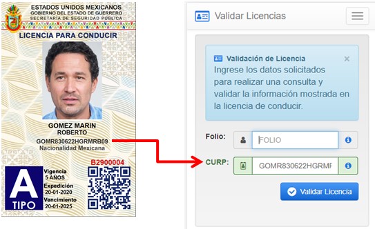 ¿Es ilegal en Veracruz portar licencia de conducir de Guerrero?