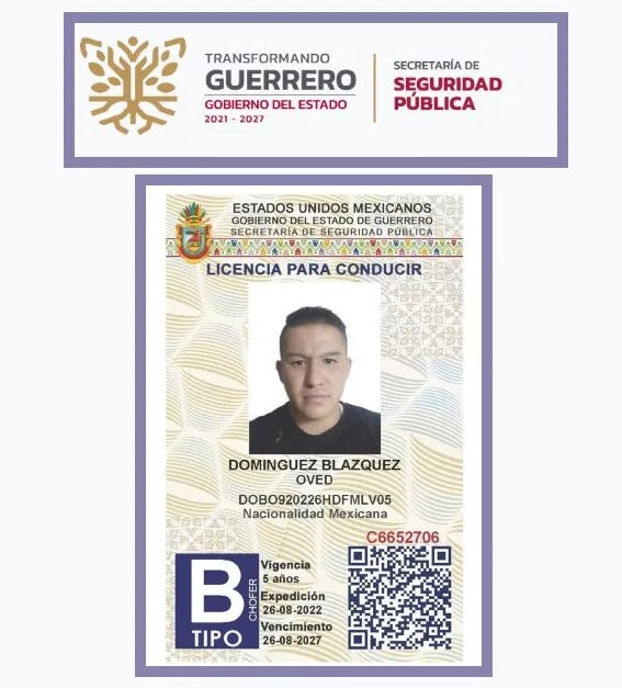 ¿Es ilegal en Veracruz portar licencia de conducir de Guerrero?