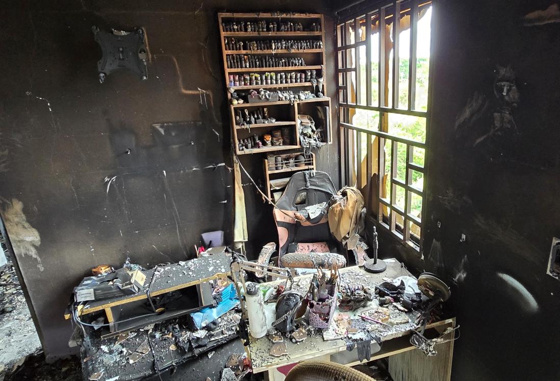 Familia del puerto de Veracruz lo pierde todo en incendio; piden ayuda de la población y las autoridades