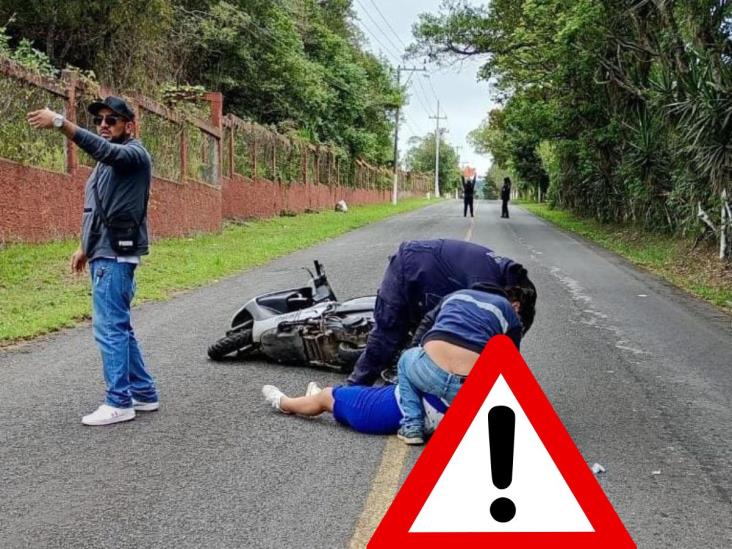 Joven mujer muere tras brutal derrape en carretera Naolinco-Miahuatlán