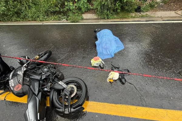 Fatal accidente en la Tlapacoyan-Atzalan; motociclista muere y responsable escapa