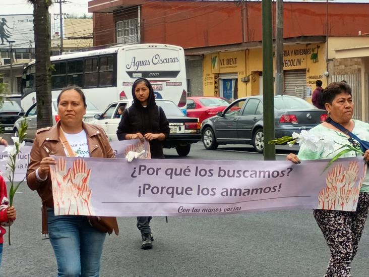 En Orizaba, madres de personas desaparecidas exigen saber dónde están sus hijos (+Video)