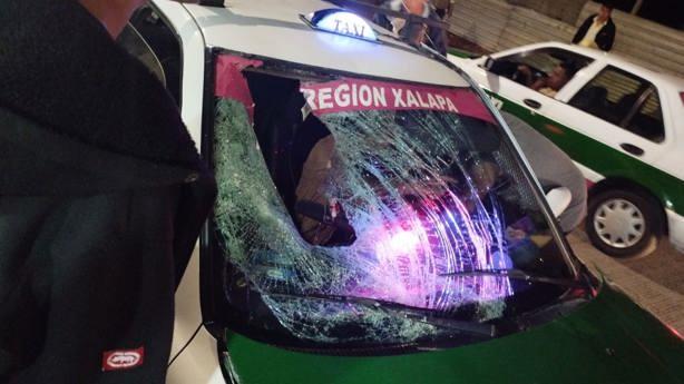 Muere hombre atropellado por taxi en la avenida Ébano, en Xalapa