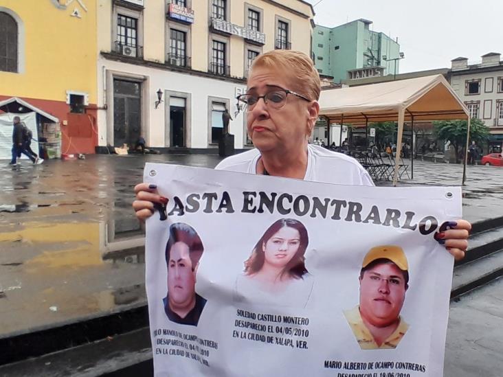 Lolita busca a sus dos hijos y nuera; desaparecieron hace 15 años en Xalapa