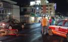 Motociclista en Veracruz termina lesionado tras chocar con un taxi