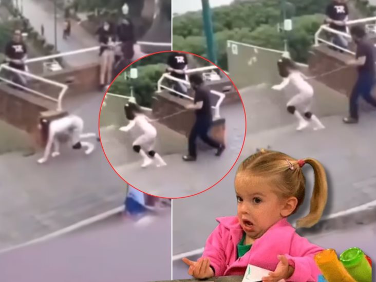 Hombre pasea a una mujer con correa en Paseo de los Lagos en Xalapa (+VIDEO)