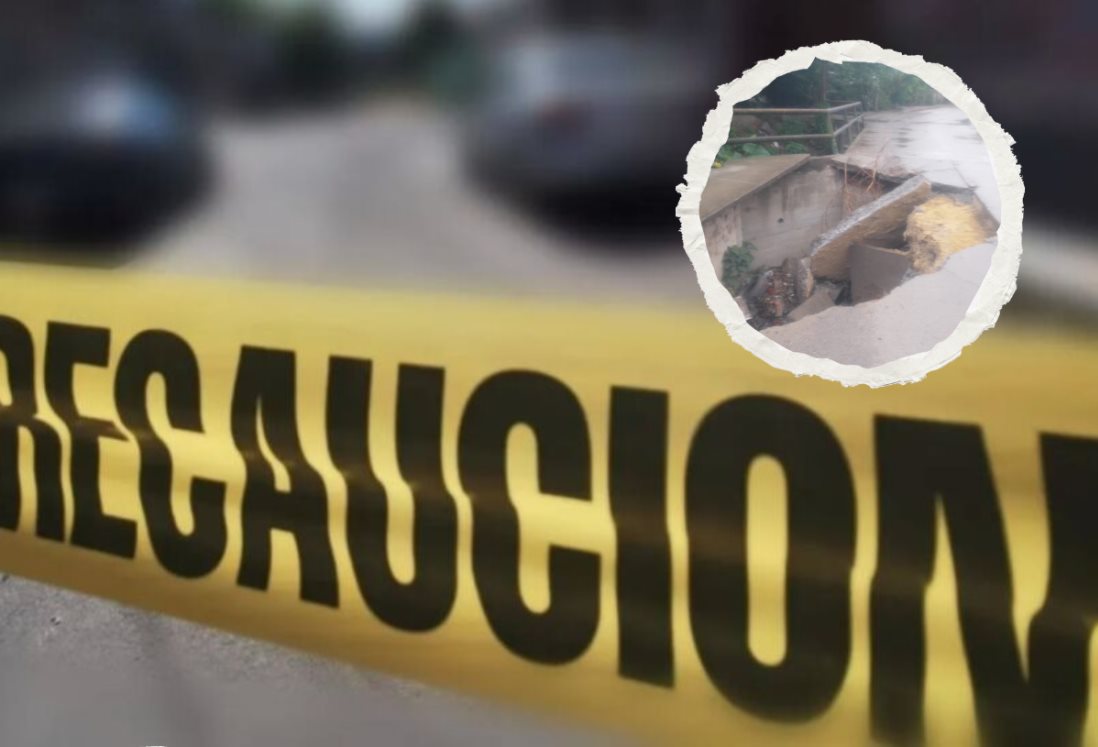 Prohíben paso en puente de Papantla; fue afectado por el norte en Veracruz